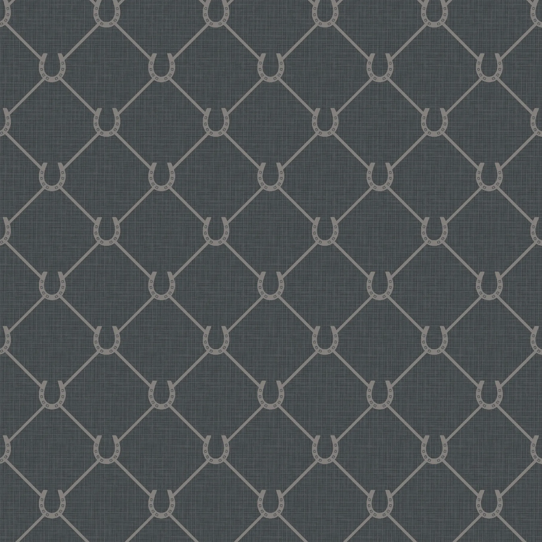 17-09-022-50 WALLPAPER NEW HORSE SHOE DARK GRAY