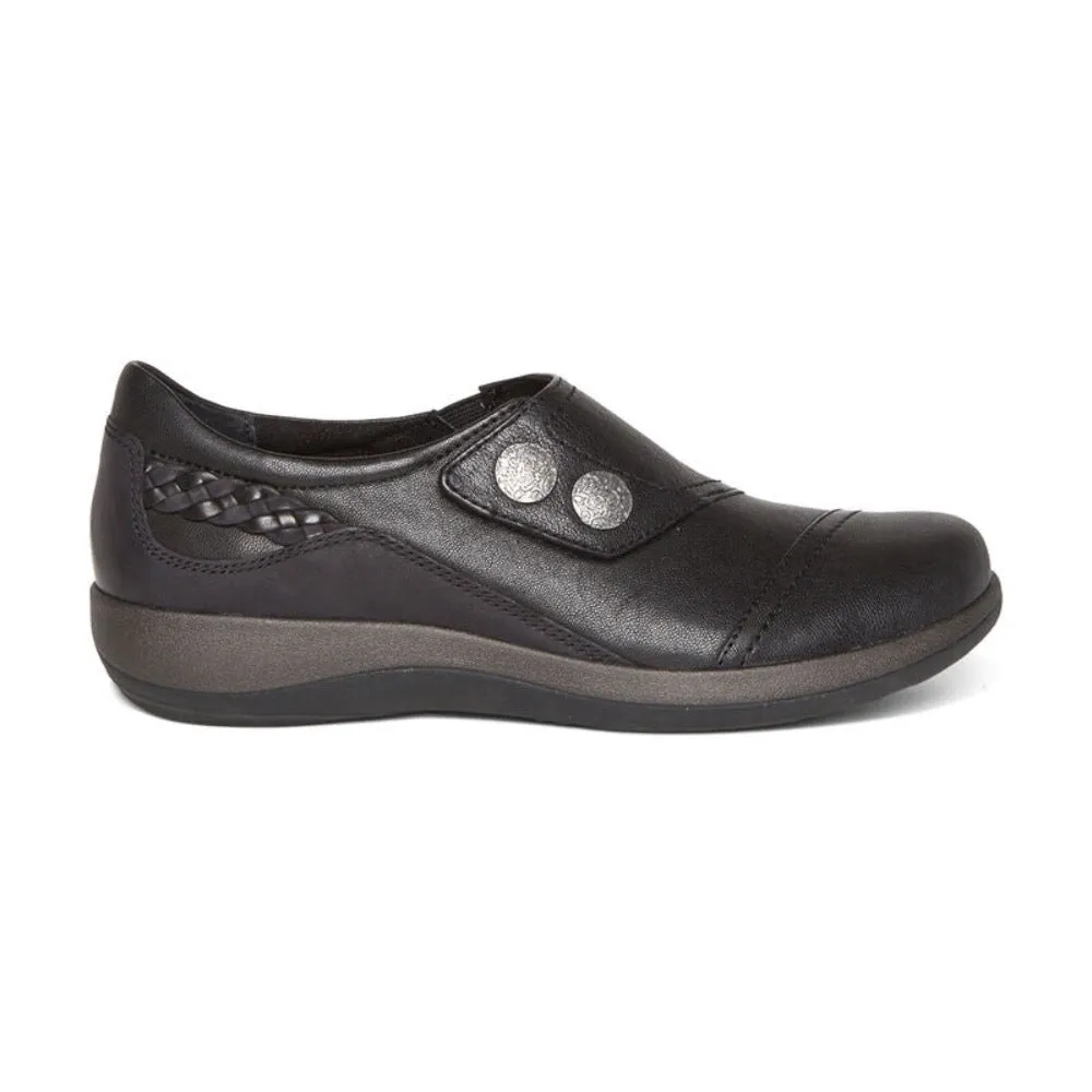 Aetrex Women's Karina Monk Strap Black