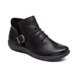 Aetrex Women's Luna Ankle Boot Black