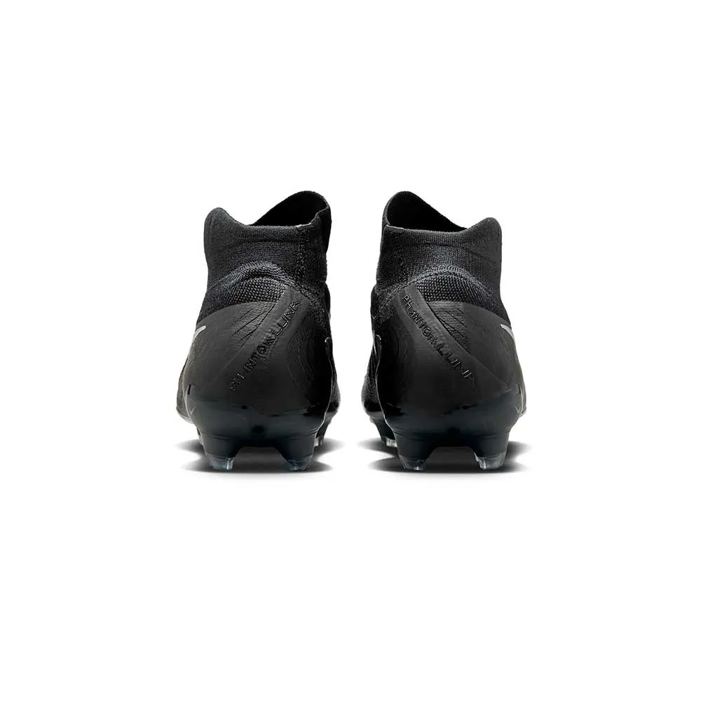 All Gender Phantom Luna II Elite FG Soccer Shoe - Black/Black - Regular (D)