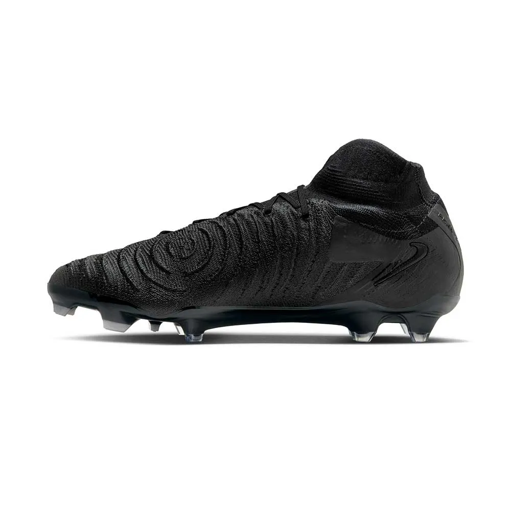 All Gender Phantom Luna II Elite FG Soccer Shoe - Black/Black - Regular (D)