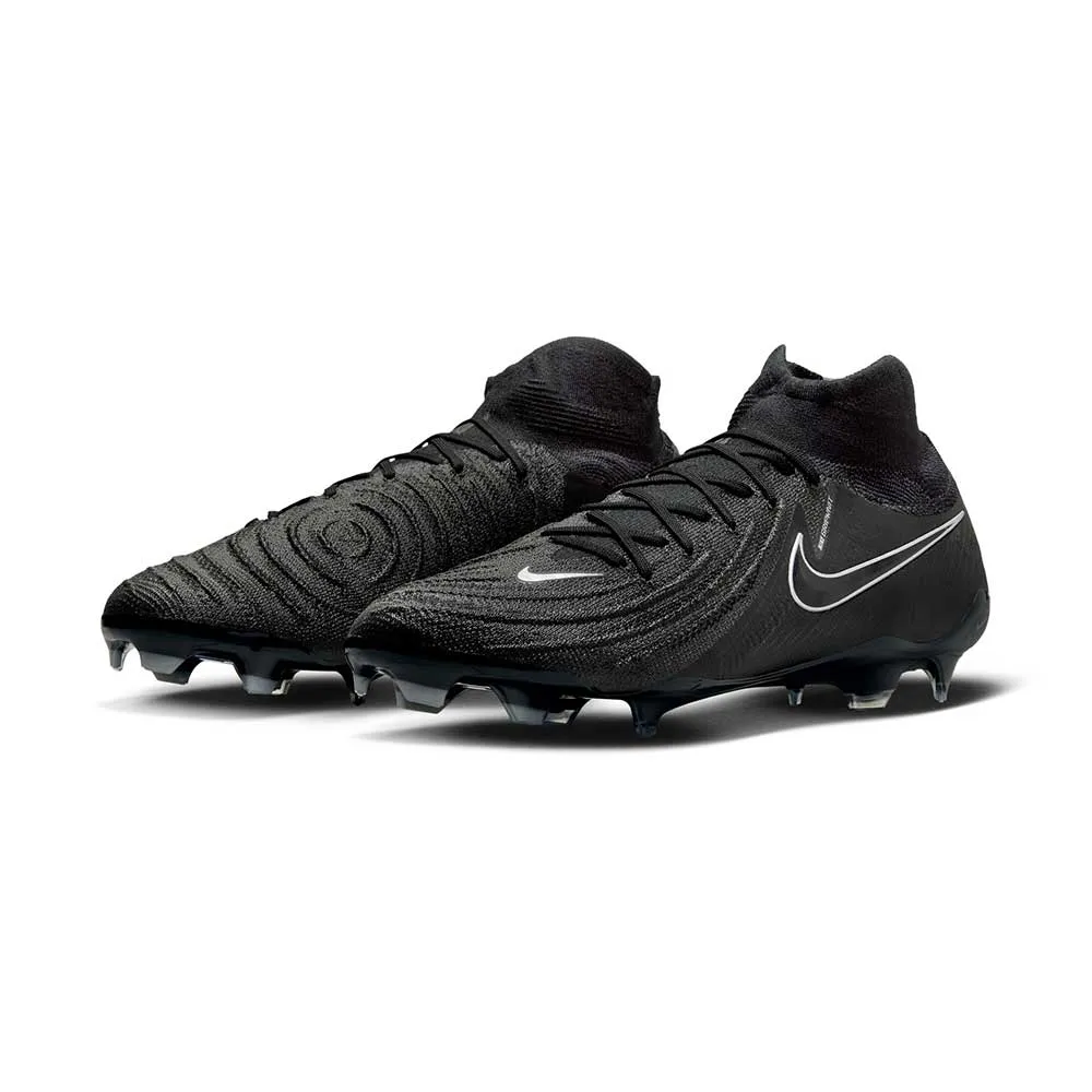 All Gender Phantom Luna II Elite FG Soccer Shoe - Black/Black - Regular (D)