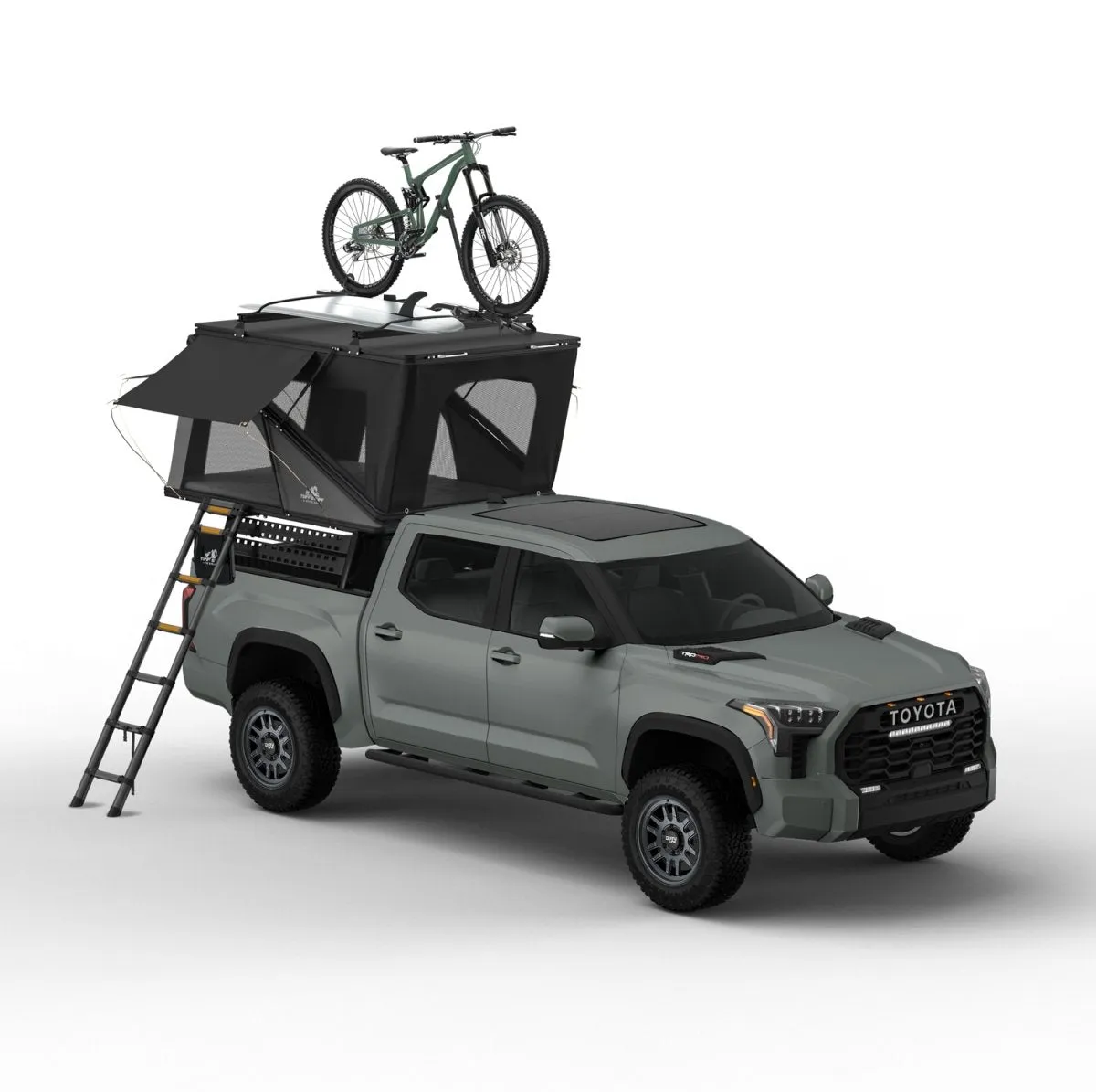 Alpine 61 Hardshell Rooftop Tent, Aluminum, 2-3 Person, Black