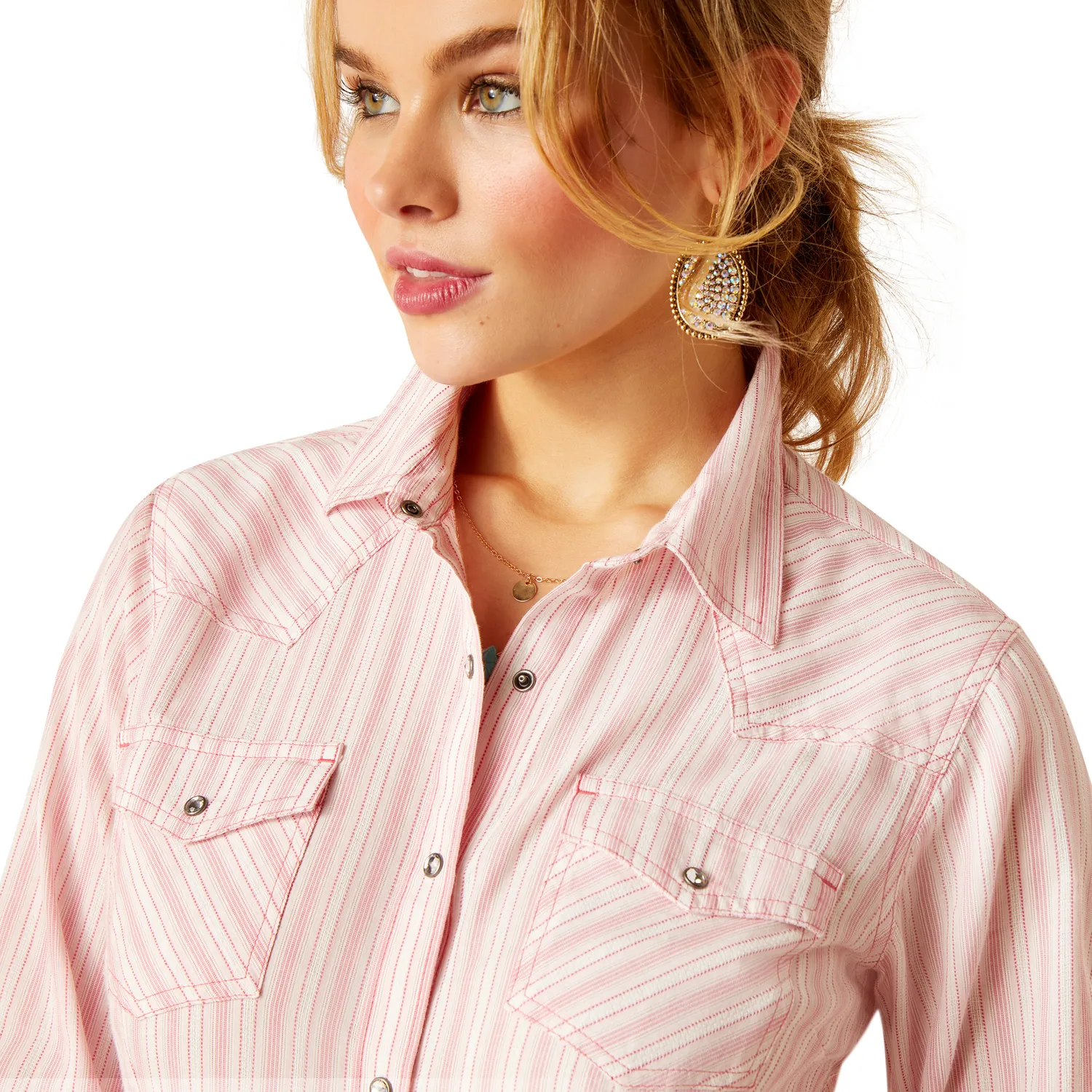 Ariat Women's Angelina Shirt - Sassy Stripe