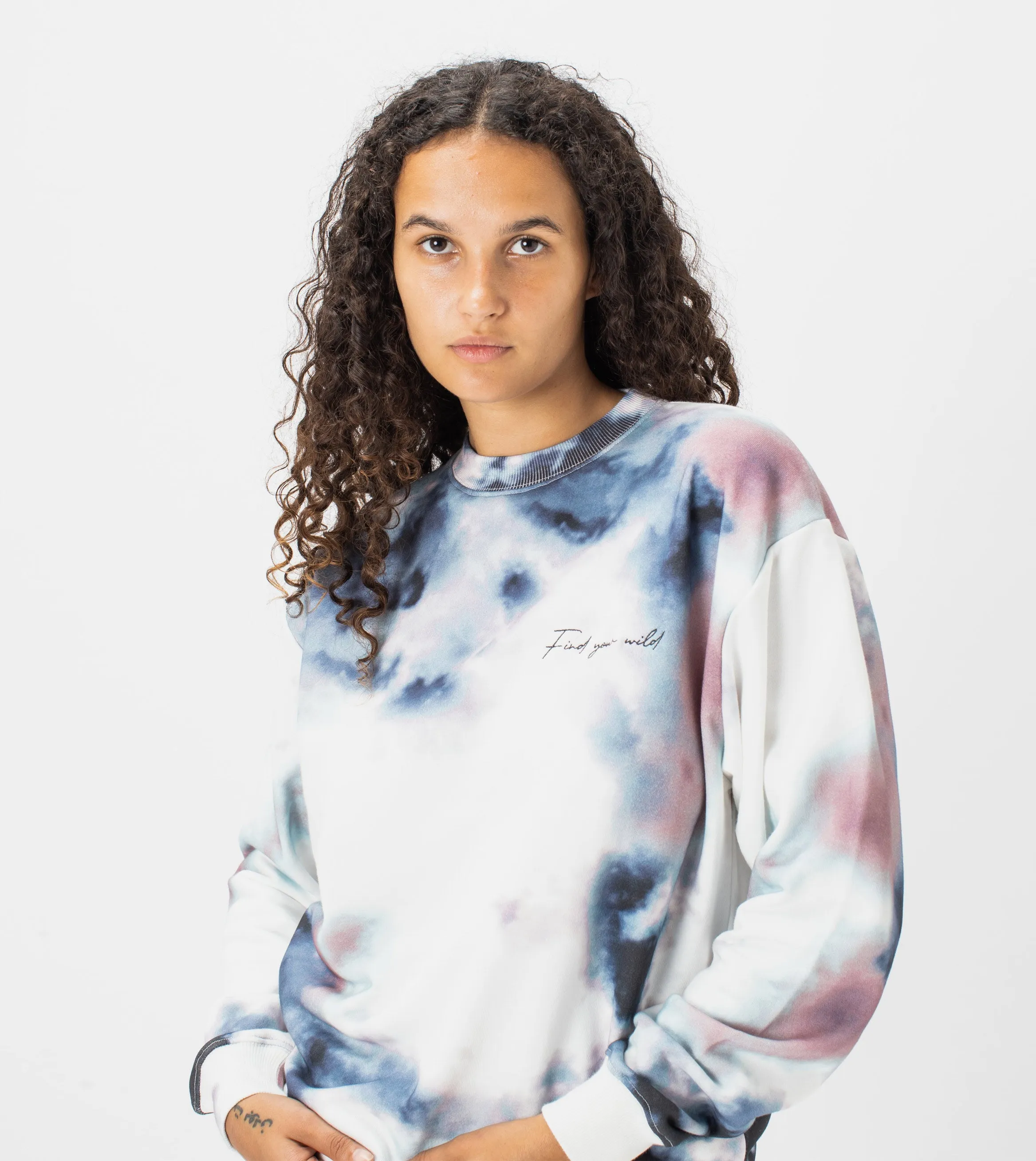 Atticus Crew Sweat Tanzanite