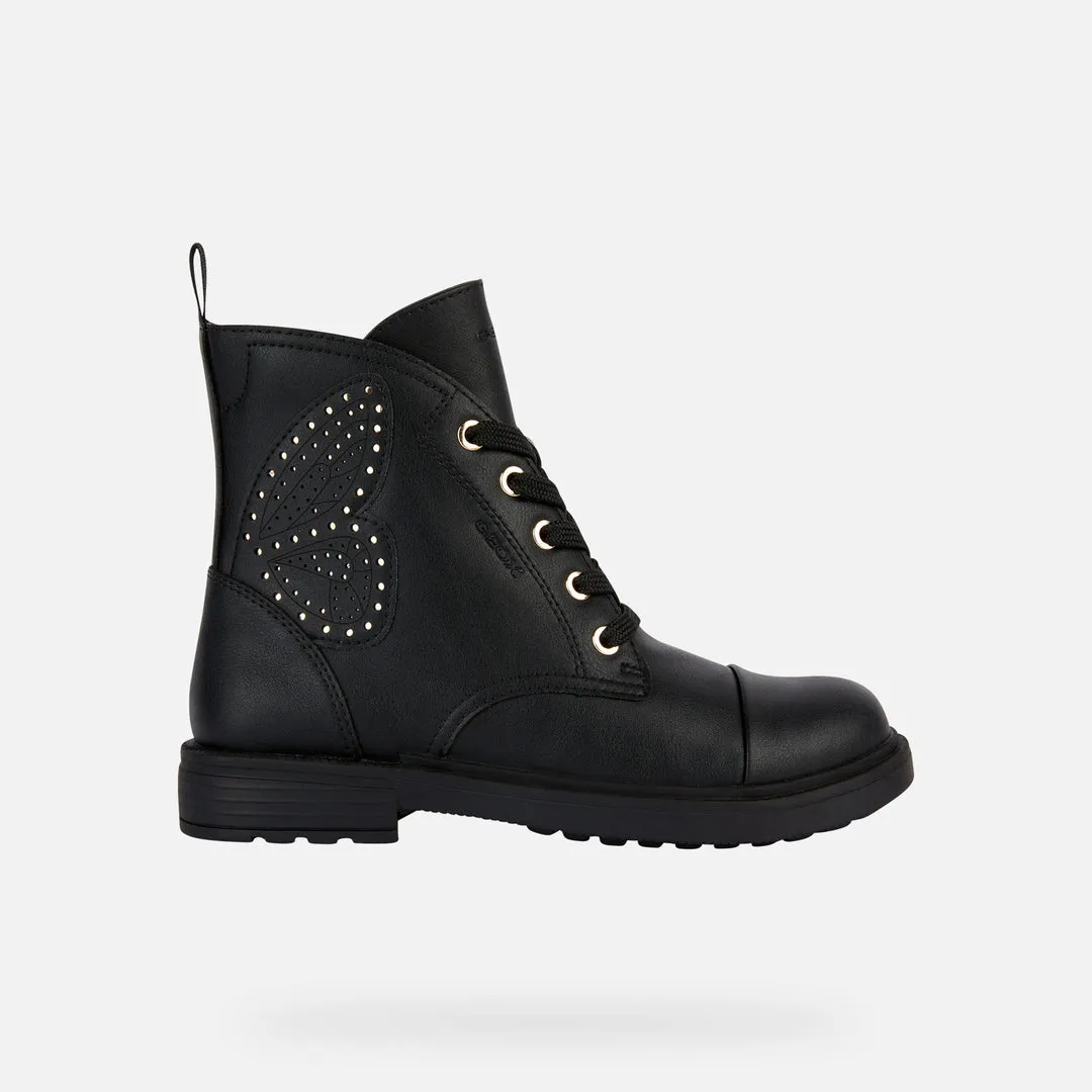 Black Eclair Butterfly Gem Boots