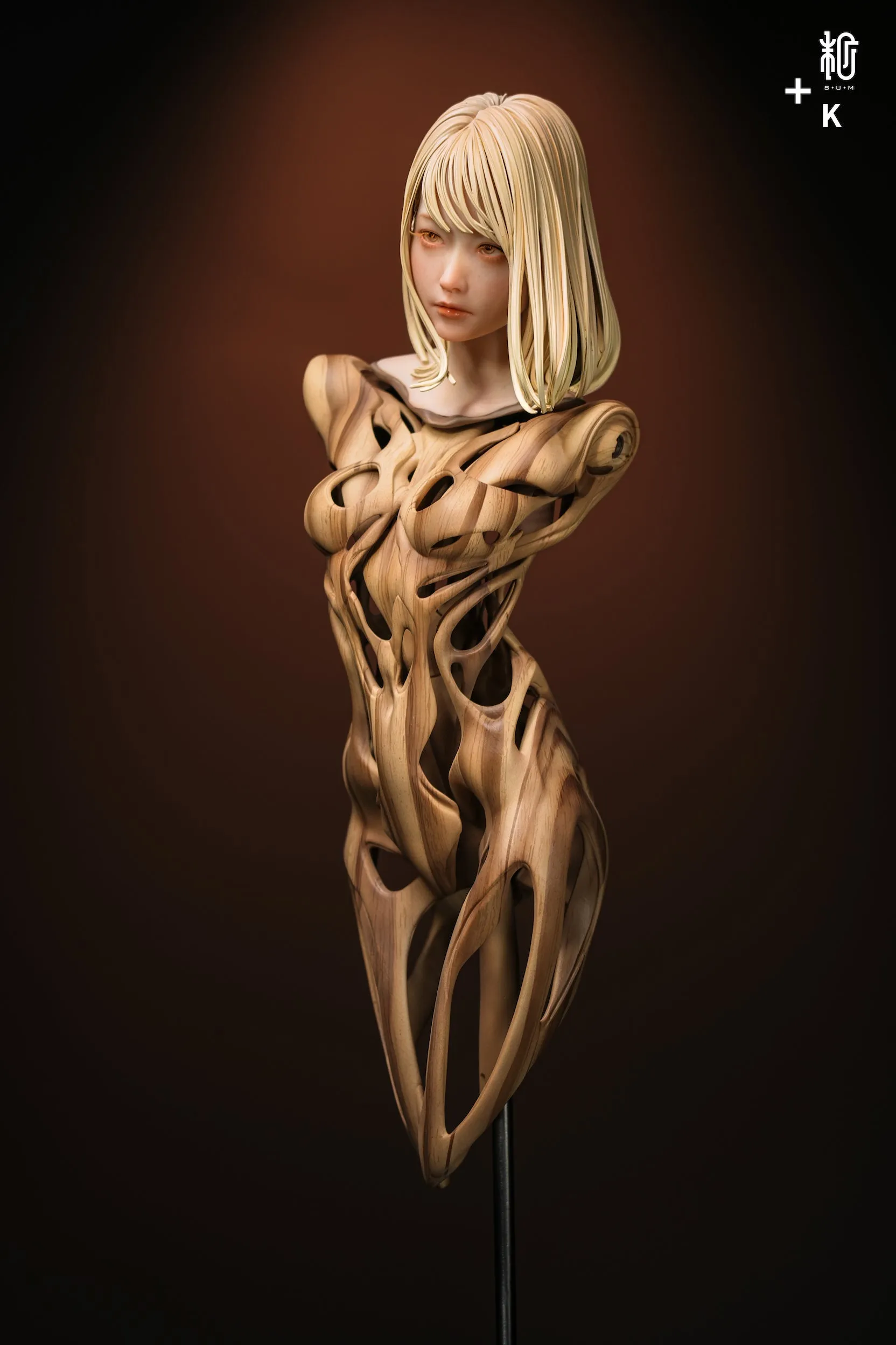 Black Label Collection - Android HB 01 (Wood) Statue