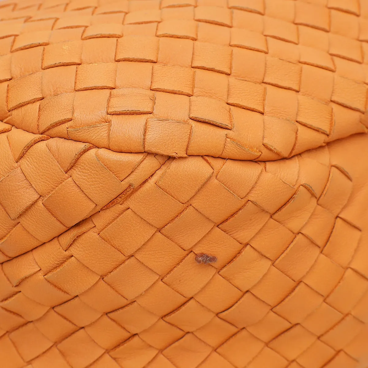 Bottega Veneta Brownish Orange Intrecciato Nappa Hobo Large Bag