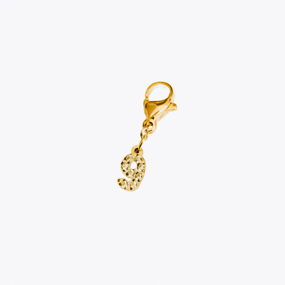 BUNDLED Number Charm Bar Chanelle Charms  - WATERPROOF