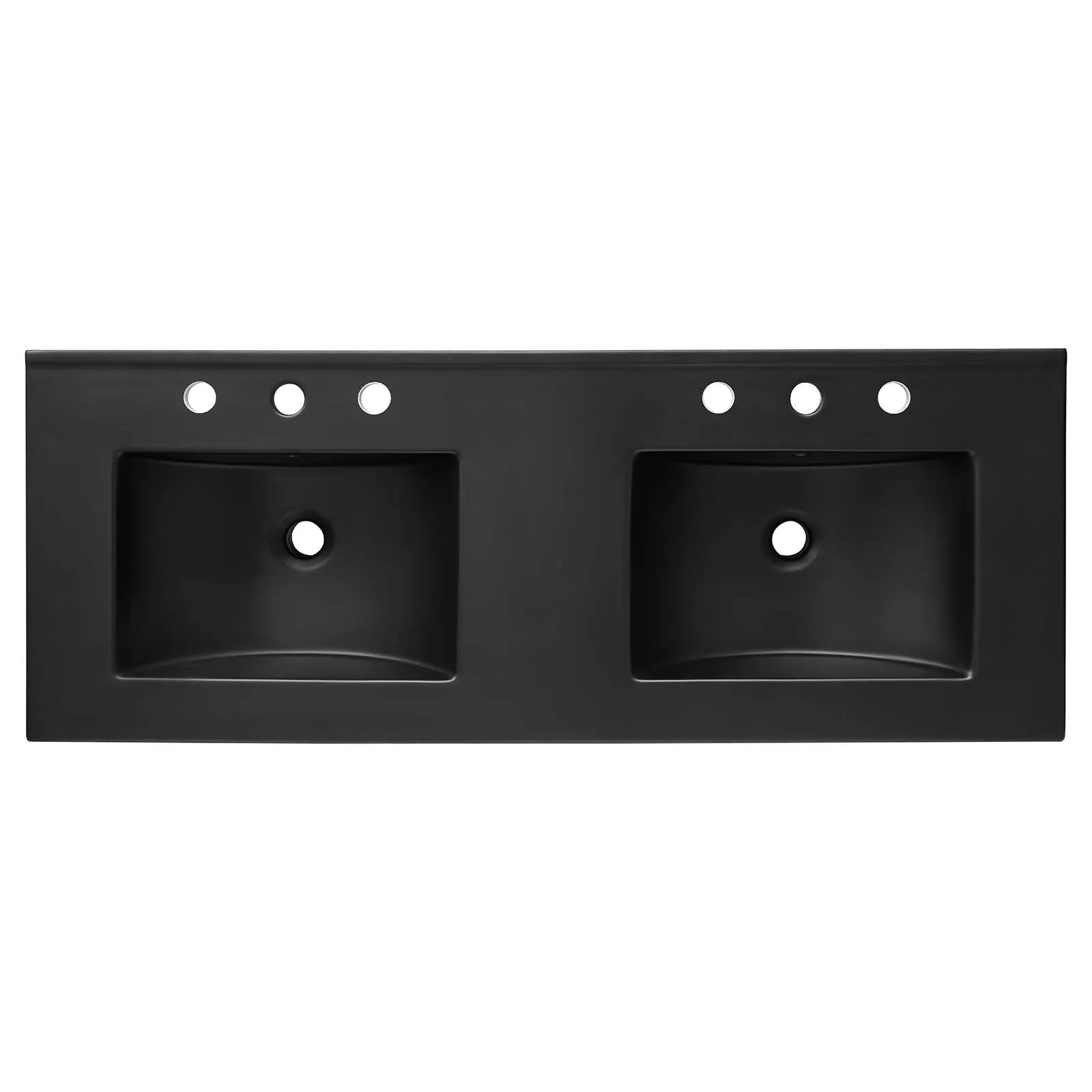 Cayman 48" Double Basin Bathroom Sink by Modway