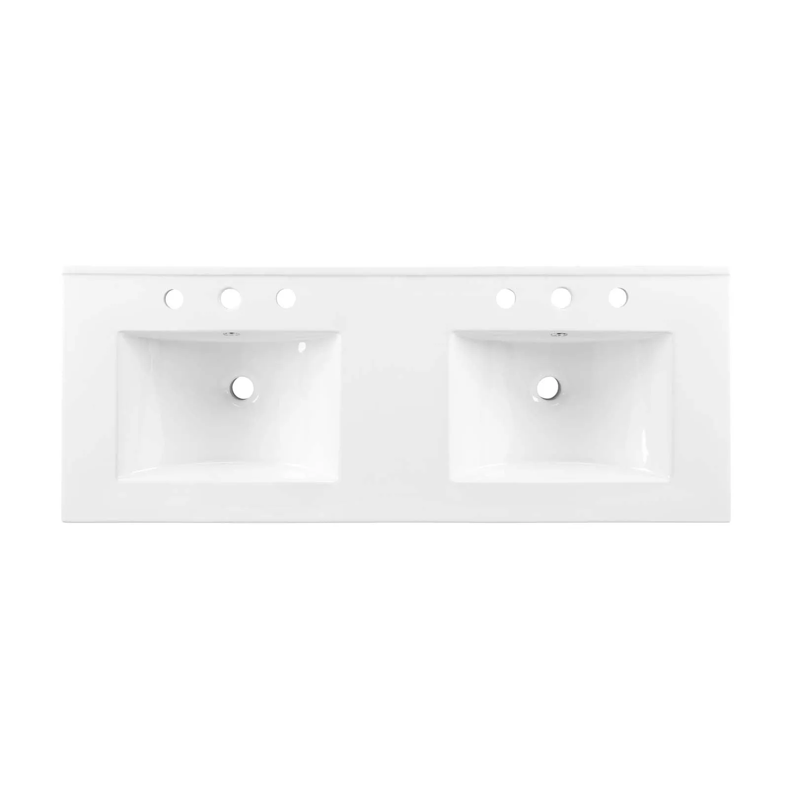 Cayman 48" Double Basin Bathroom Sink by Modway