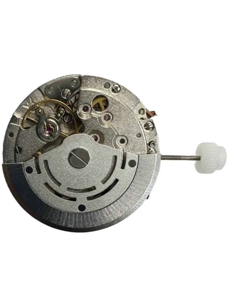 Chinese Automatic Watch Movement DG3836-4.5D 3Hands, 3Eyes, Date at 4:30, Dual time Overall Height 8.0mm