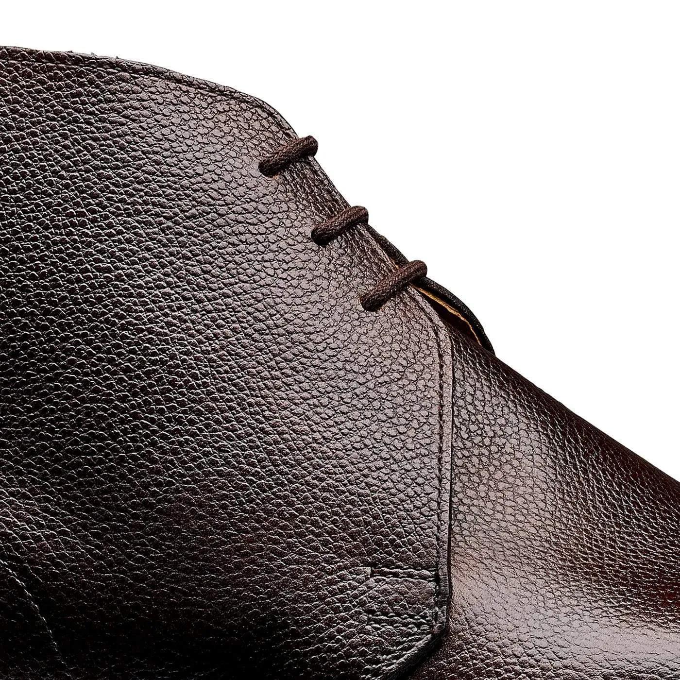 Chukka Dark Brown Pebble Grain