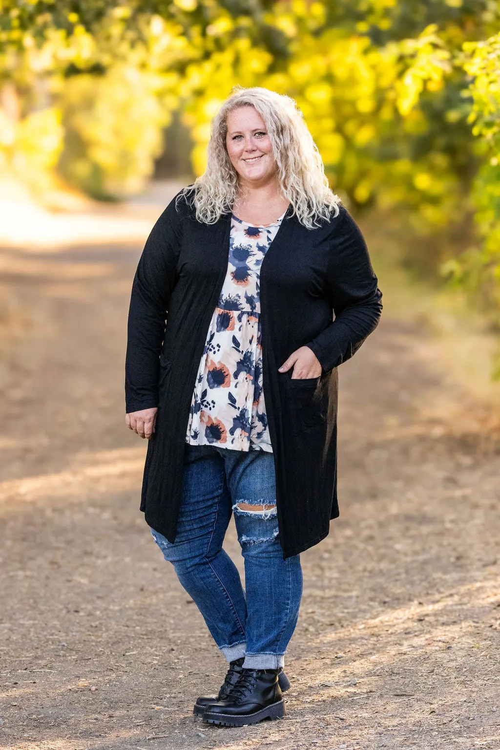 Classic Cardigan - Black by Michelle Mae