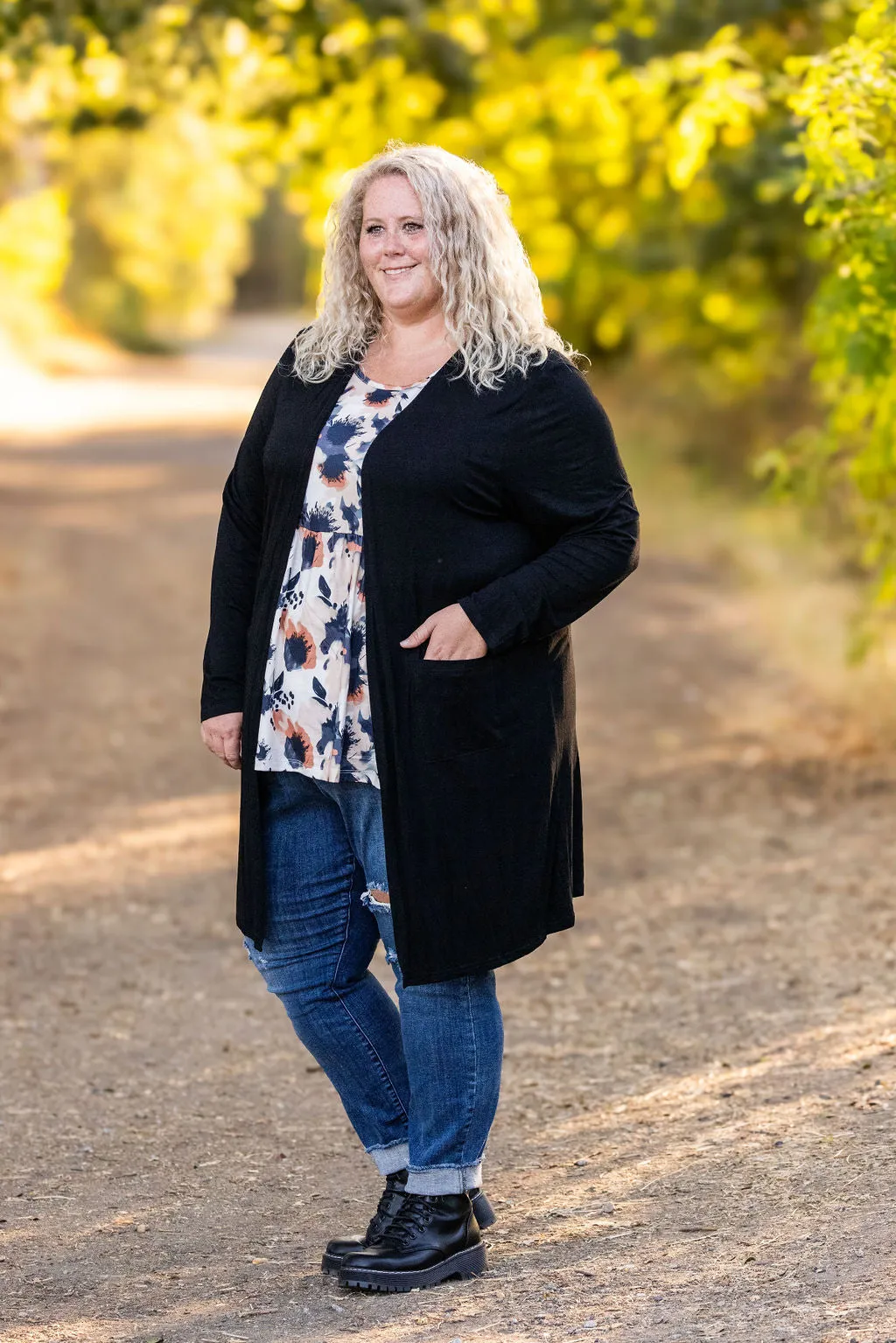 Classic Cardigan - Black by Michelle Mae