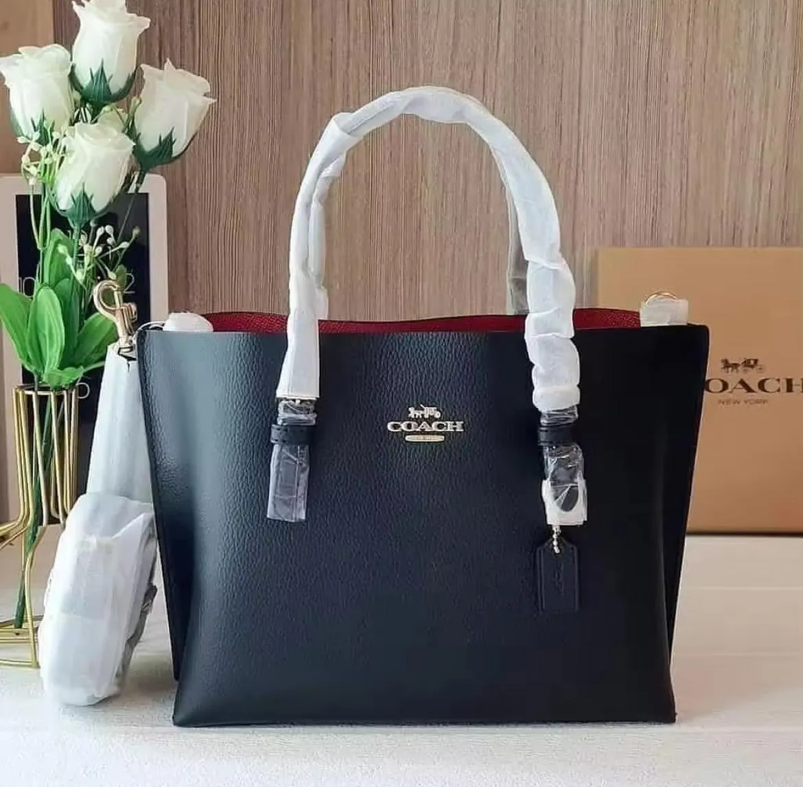 COACH Mollie Tote 25 - (Black)