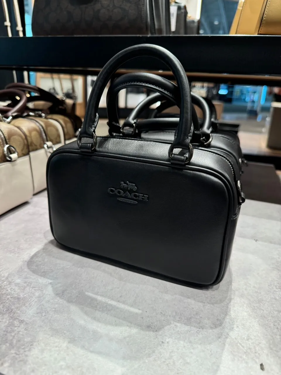 Coach Satchel Crossbody In Black Cooper