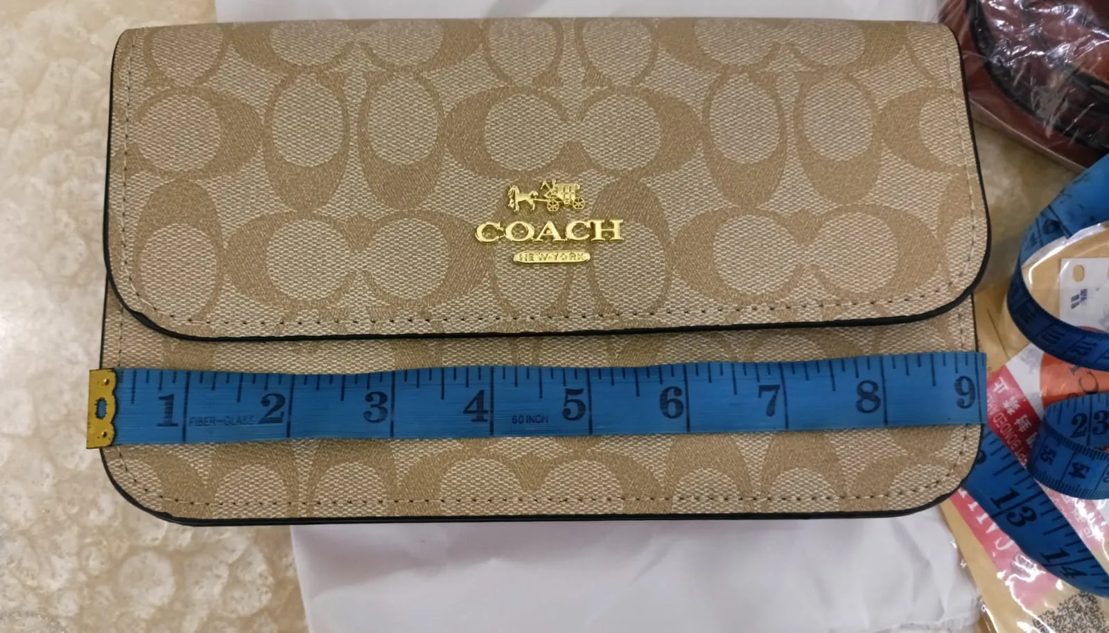 Coach Women's Bag with Box - AAA Quality (Beige)