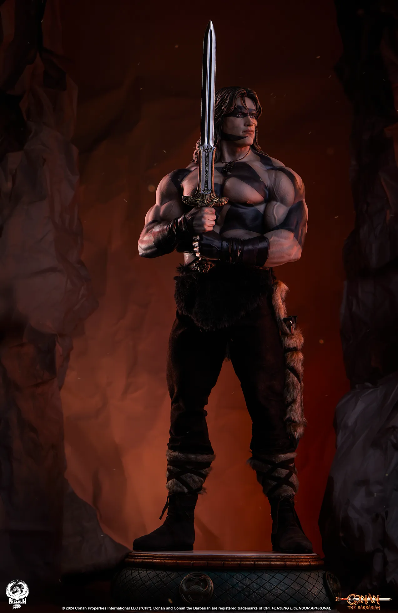 Conan the Barbarian (War Paint) 1/2 Scale Statue