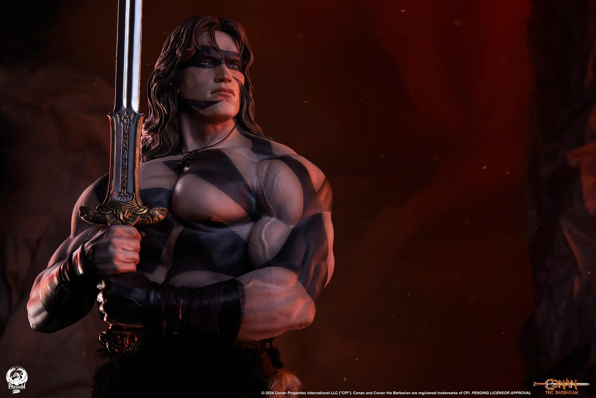 Conan the Barbarian (War Paint) 1/2 Scale Statue