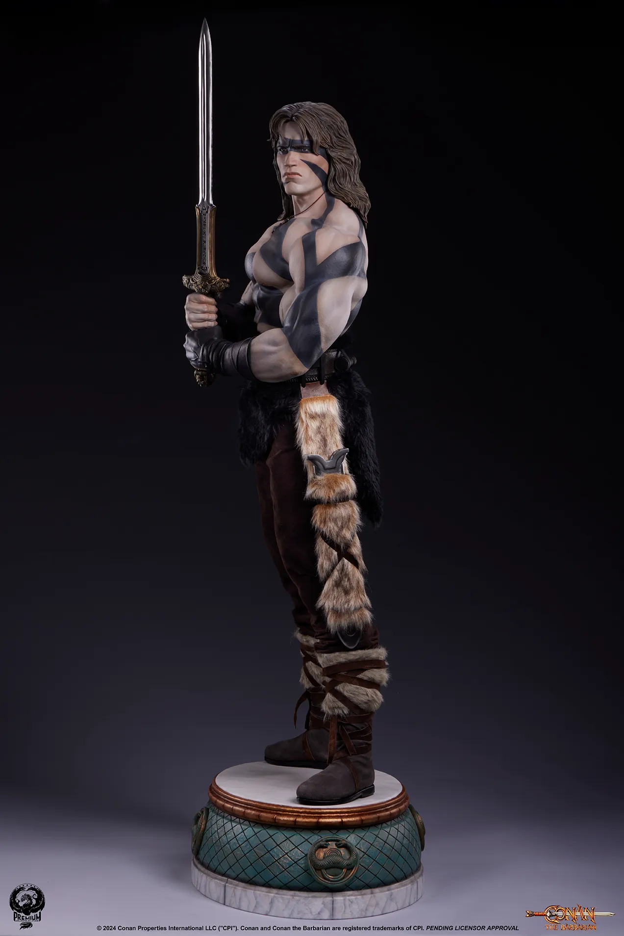 Conan the Barbarian (War Paint) 1/2 Scale Statue