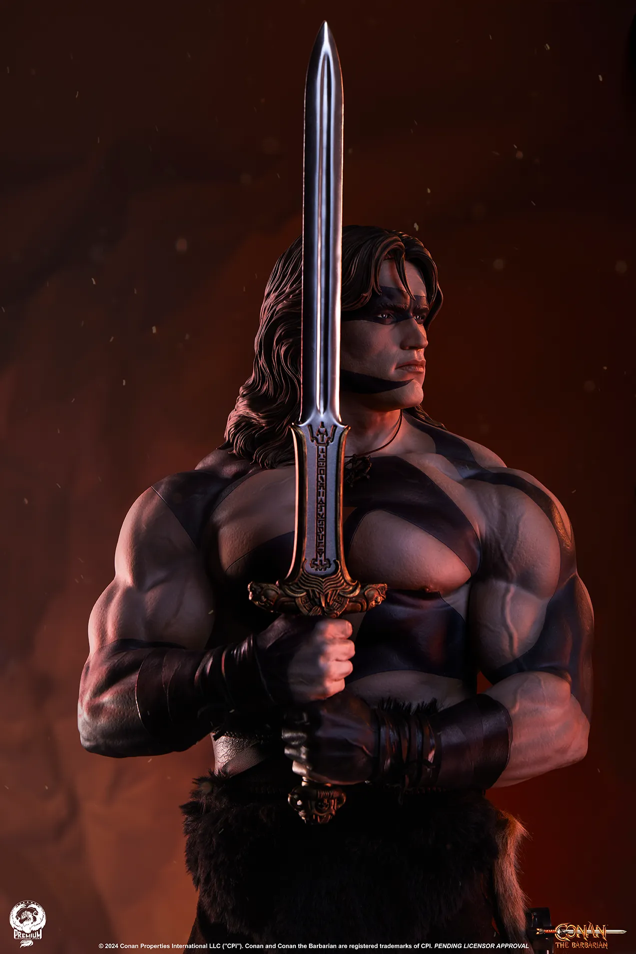 Conan the Barbarian (War Paint) 1/2 Scale Statue