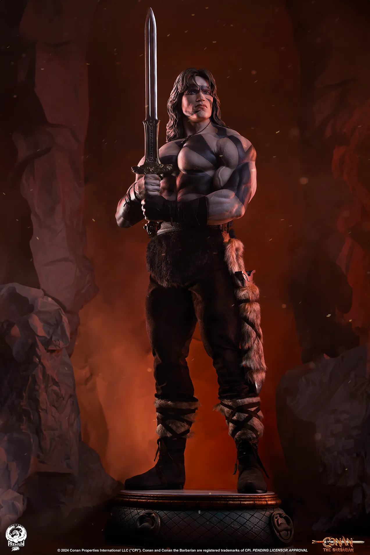 Conan the Barbarian (War Paint) 1/2 Scale Statue