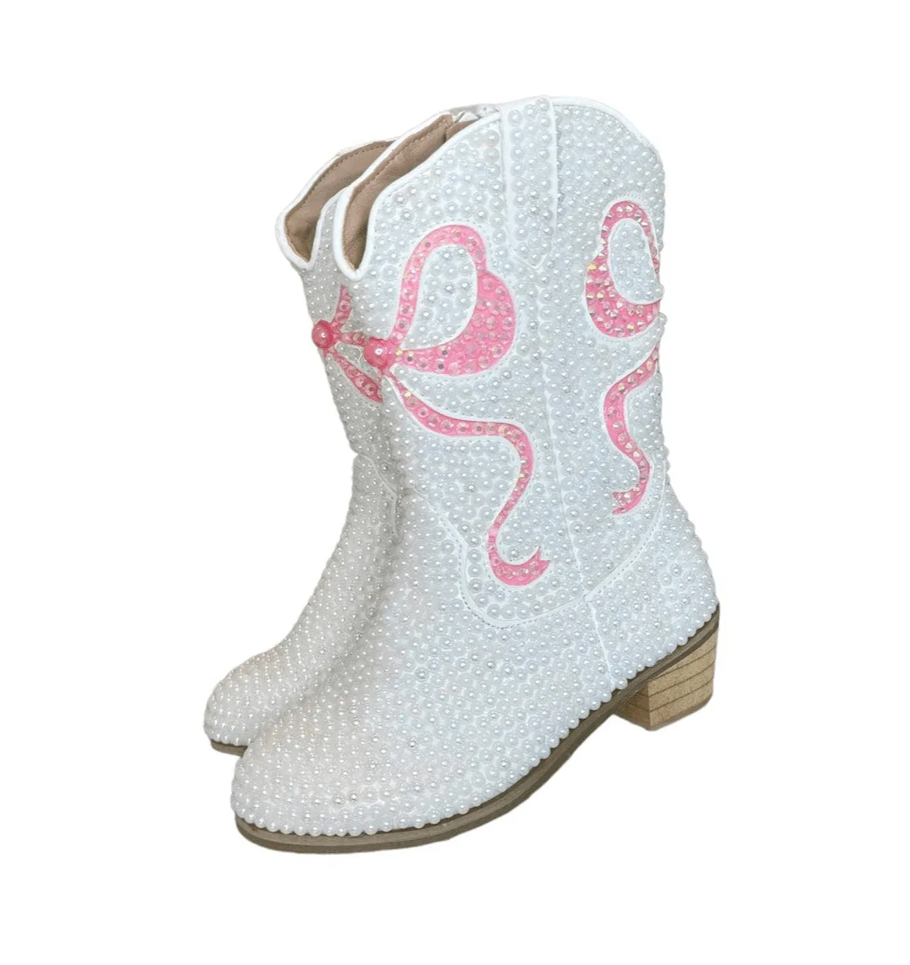 Crystal Bow Cowgirl Boots