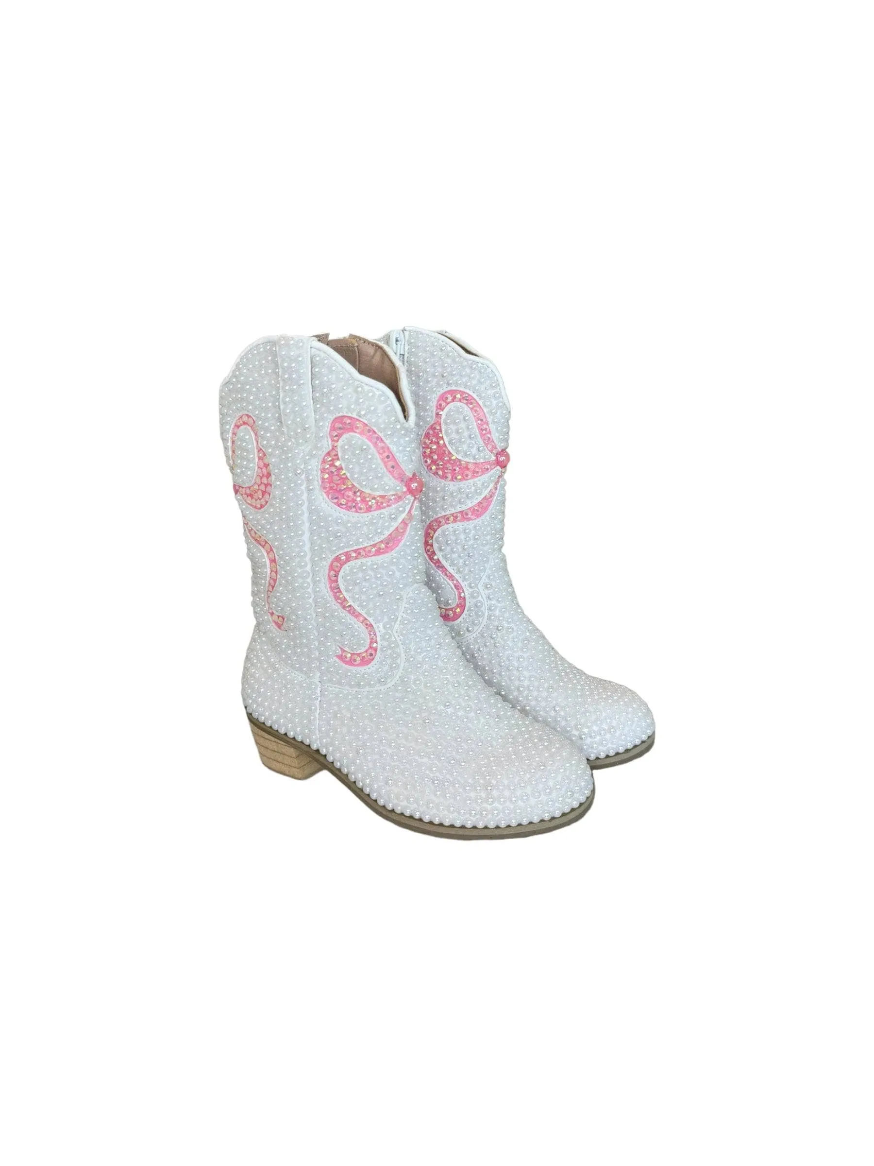 Crystal Bow Cowgirl Boots