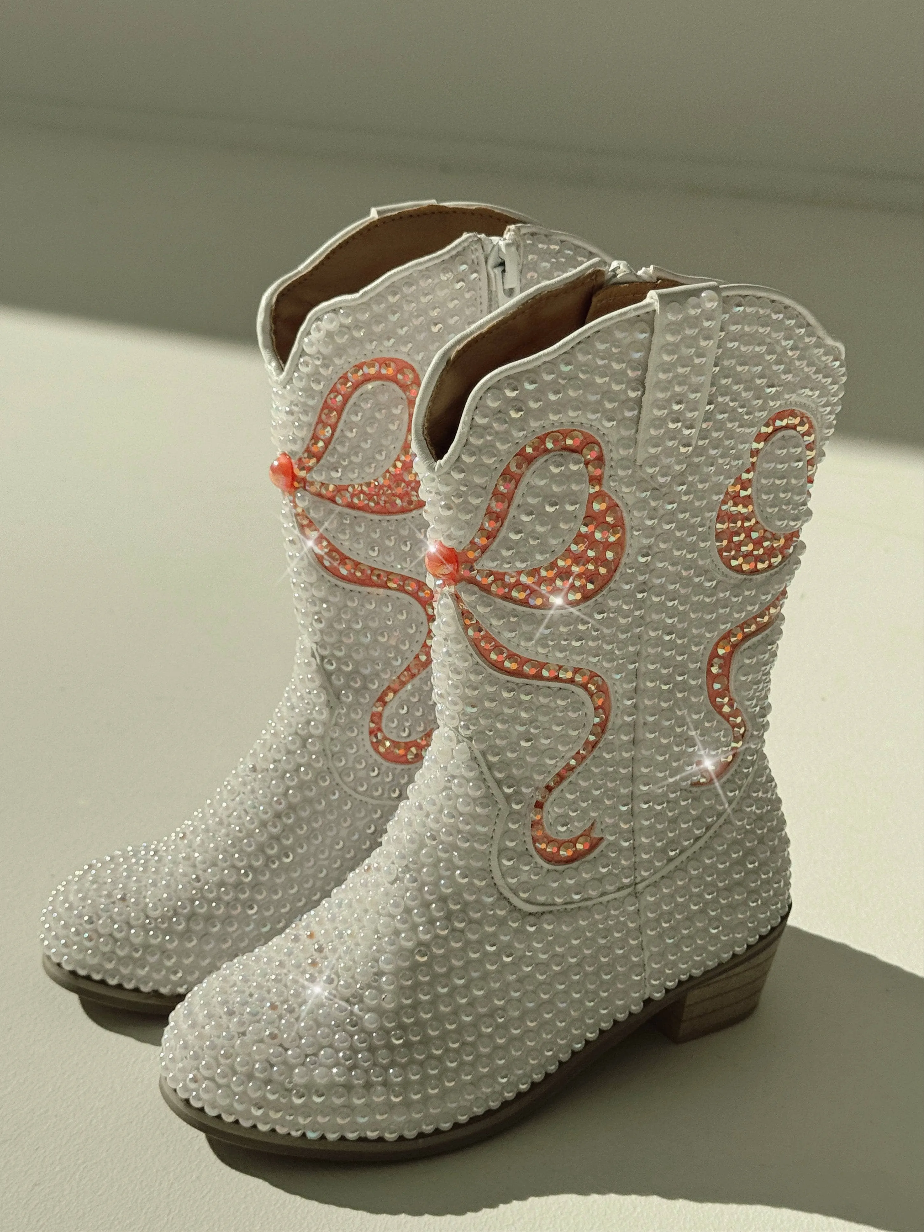 Crystal Bow Cowgirl Boots