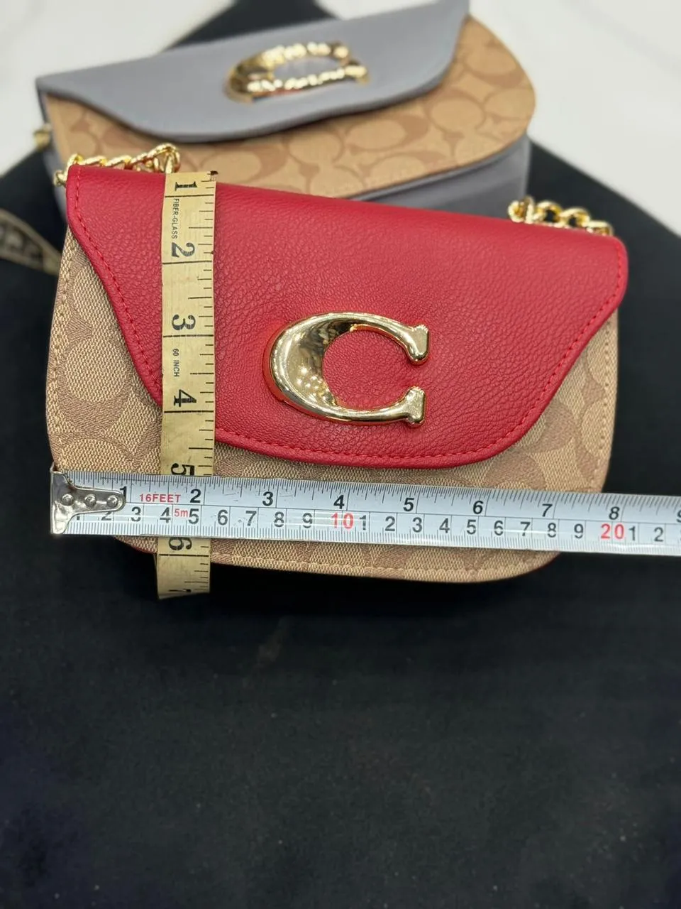 Demanding Collection: COACH Side Cross Body Bag for Girls (Red)