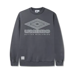 Diamond Logo Crewneck, Washed Slate