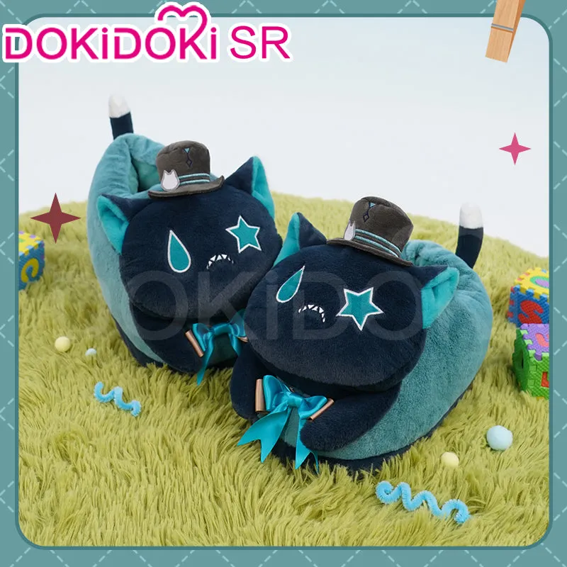 DokiDoki-SR Game Genshin Impact Cosplay Zhongli / Hutao / Xiao / Scaramouche / Tighnari Shoes Cutie Party Doujin Slippers Zhong Li Hu Tao Wanderer