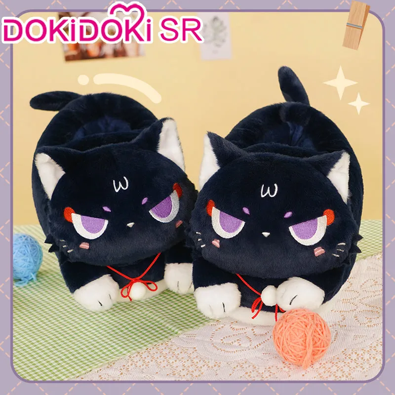 DokiDoki-SR Game Genshin Impact Cosplay Zhongli / Hutao / Xiao / Scaramouche / Tighnari Shoes Cutie Party Doujin Slippers Zhong Li Hu Tao Wanderer