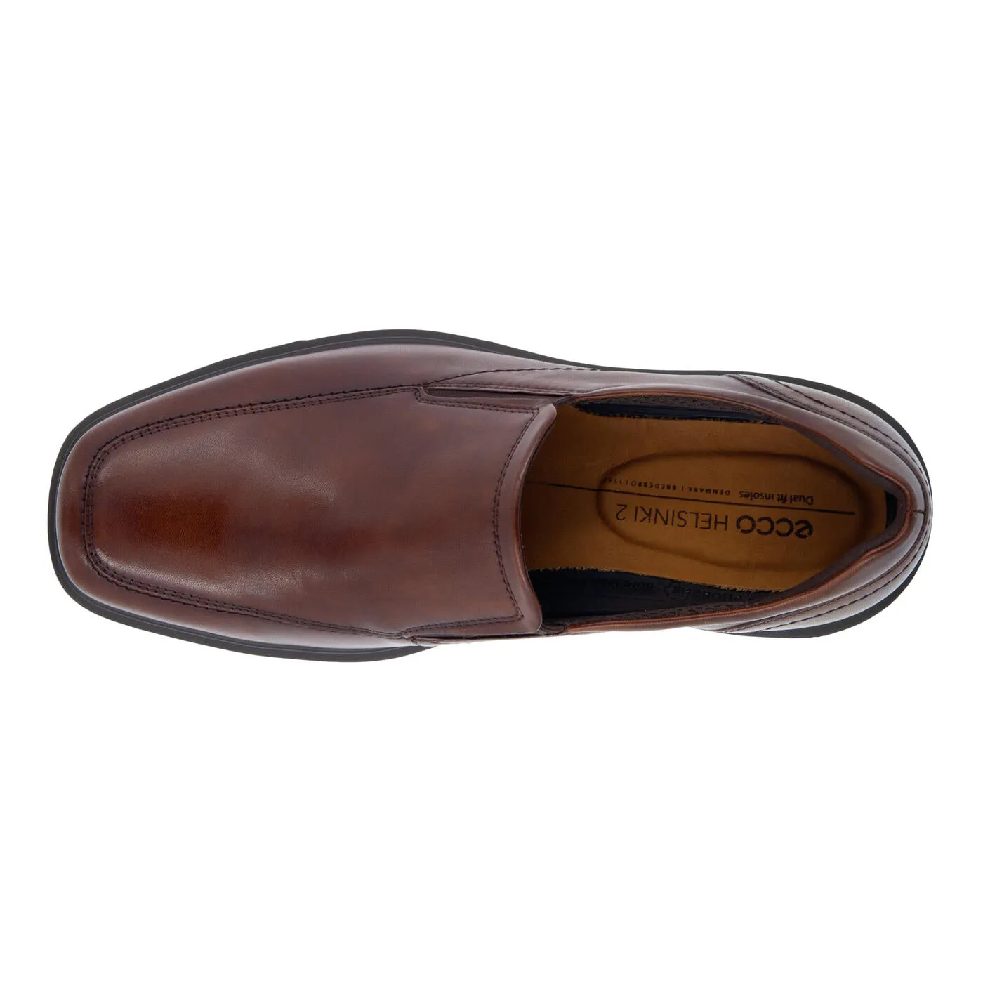 ECCO Men's Helsinki 2.0 Apron Toe Slip-On Brown