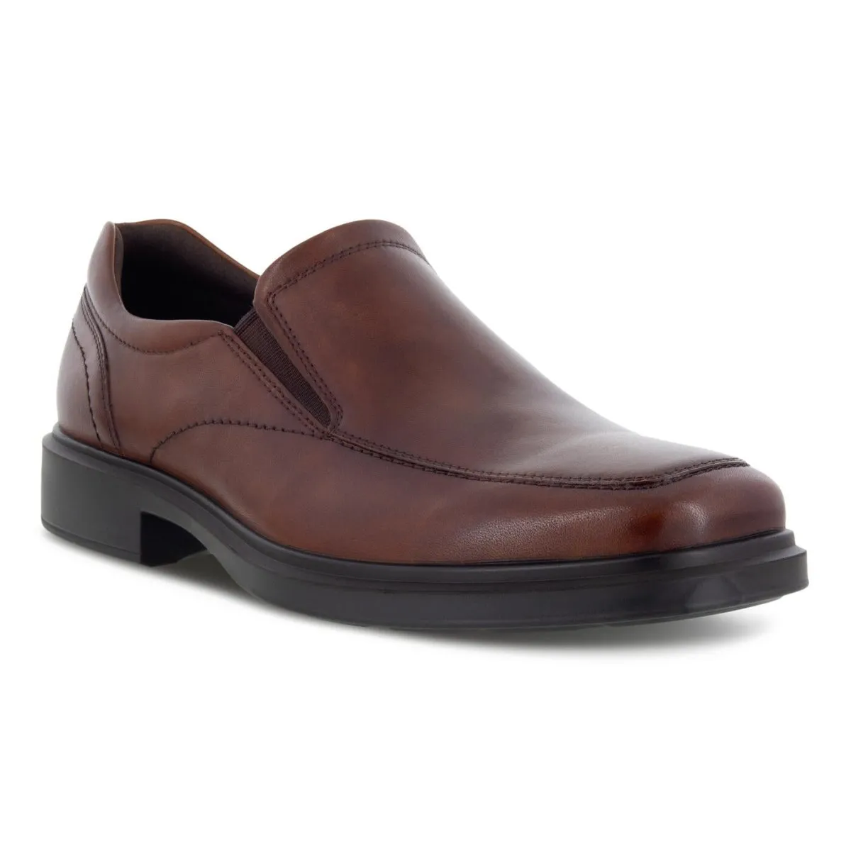 ECCO Men's Helsinki 2.0 Apron Toe Slip-On Brown