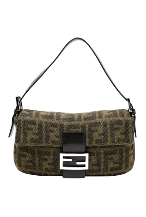 Fendi Baguette Wool Mini Bag