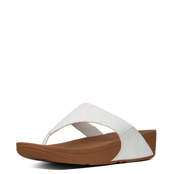 FitFlop Lulu Leather Sandals - White