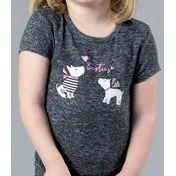 Girls "Besties" Scottie Dog Short PJ Set