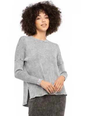 Hard Tail Long Sleeve High-Low Slouchy Tee (CMR-09)