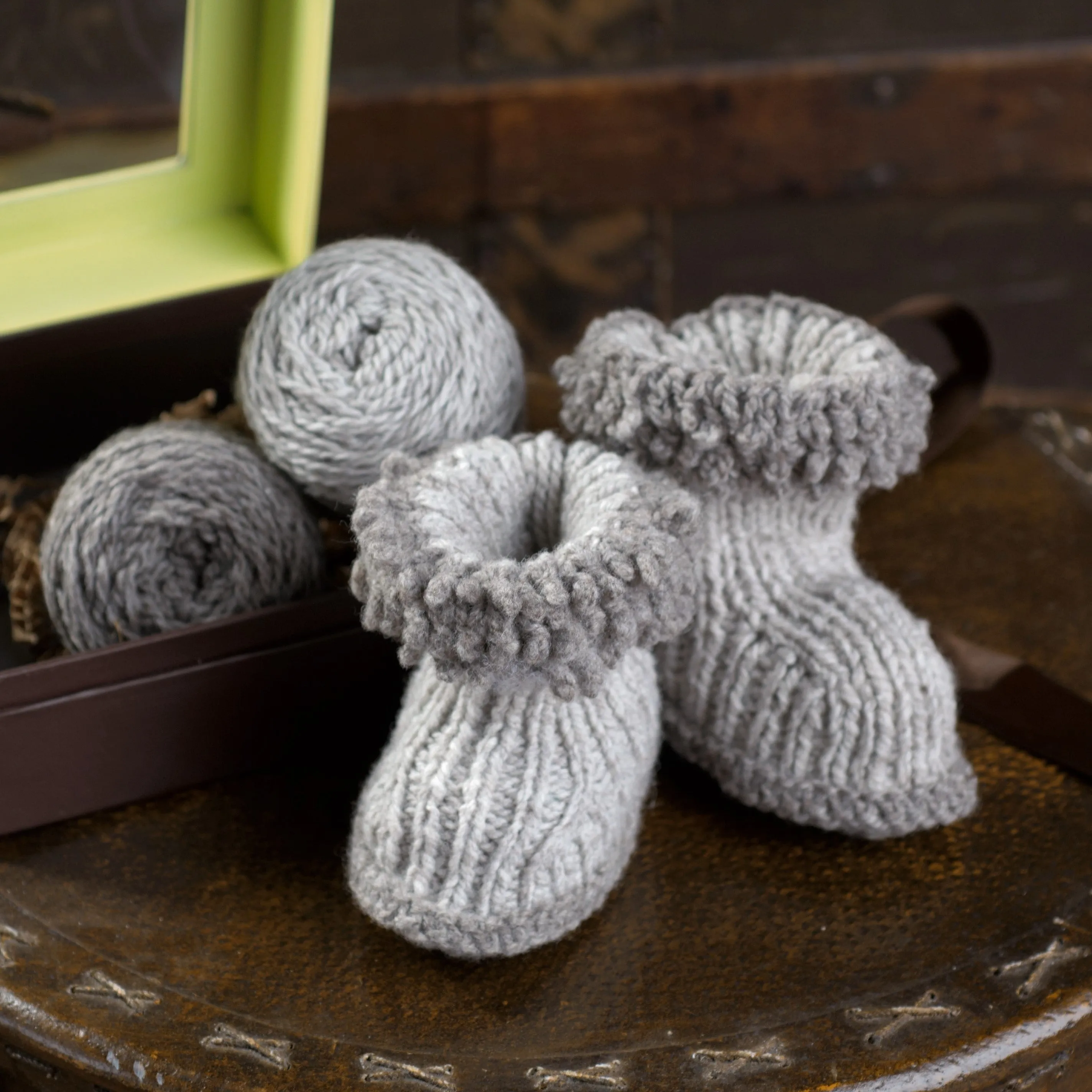 Hello Baby Wool Boots Kit