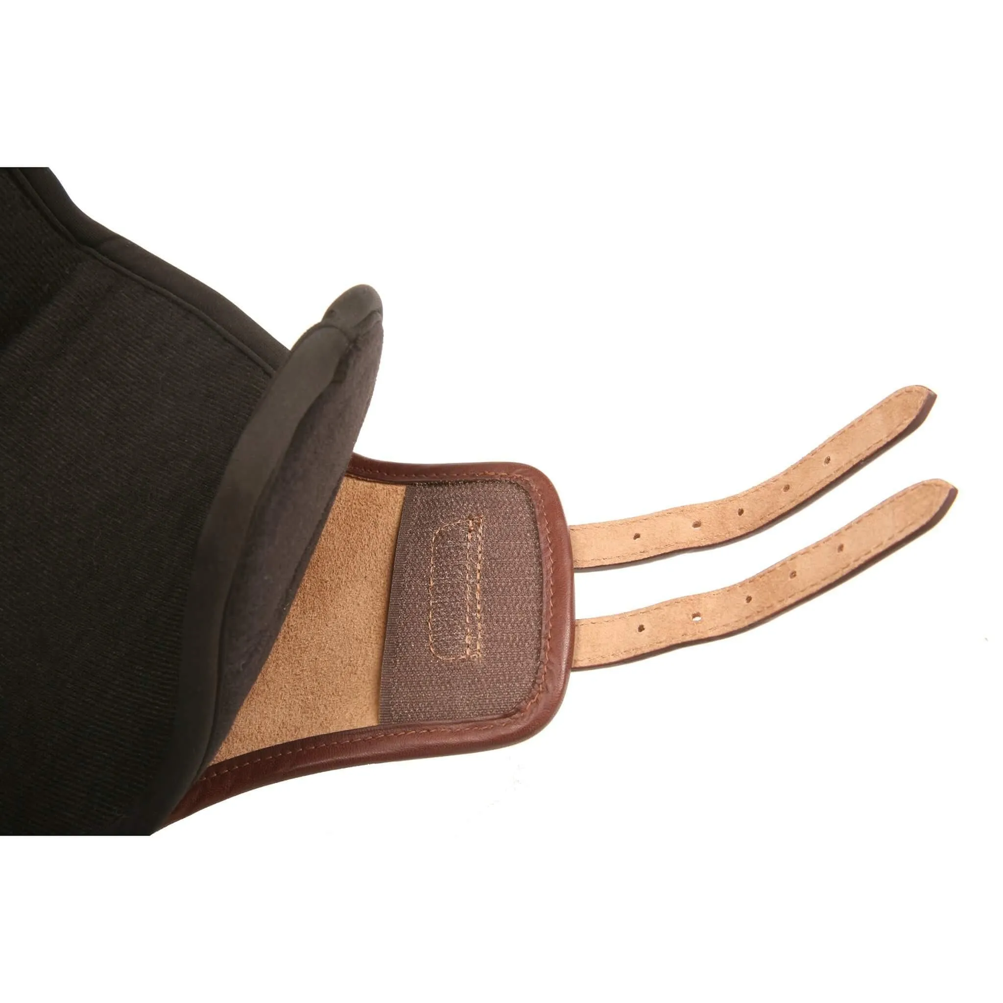 Leather Equitation Hind Boot with Impact Protective Removable Liners (Buckle Closures)