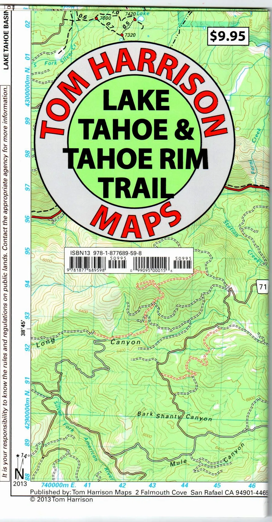 Maps California, Lake Tahoe Area, and Wilderness Map Collection