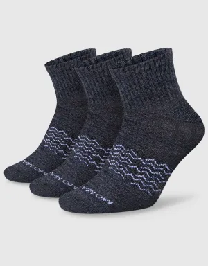 Men's Moisture Control Low Cut Ankle Socks 3 Pack