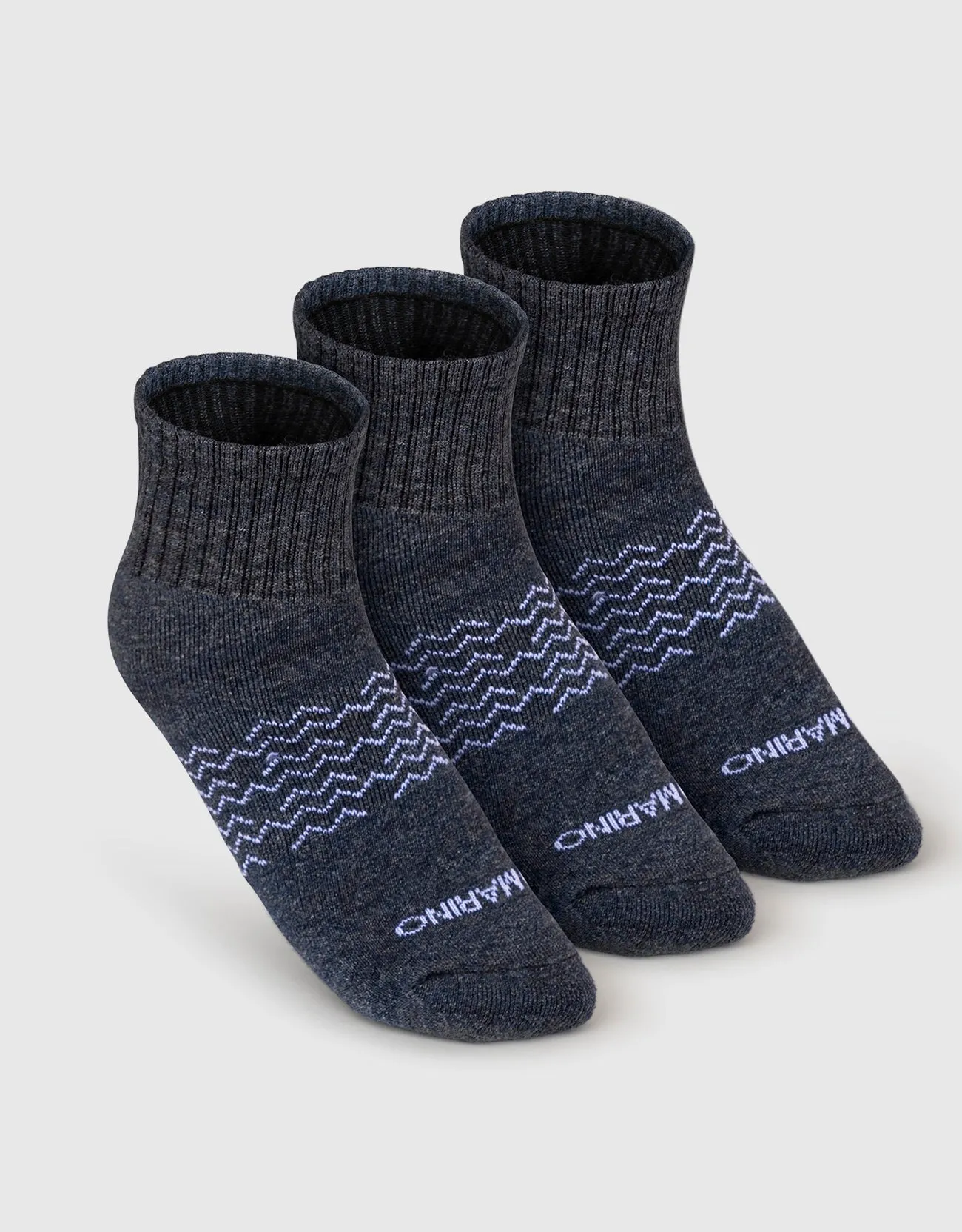 Men's Moisture Control Low Cut Ankle Socks 3 Pack