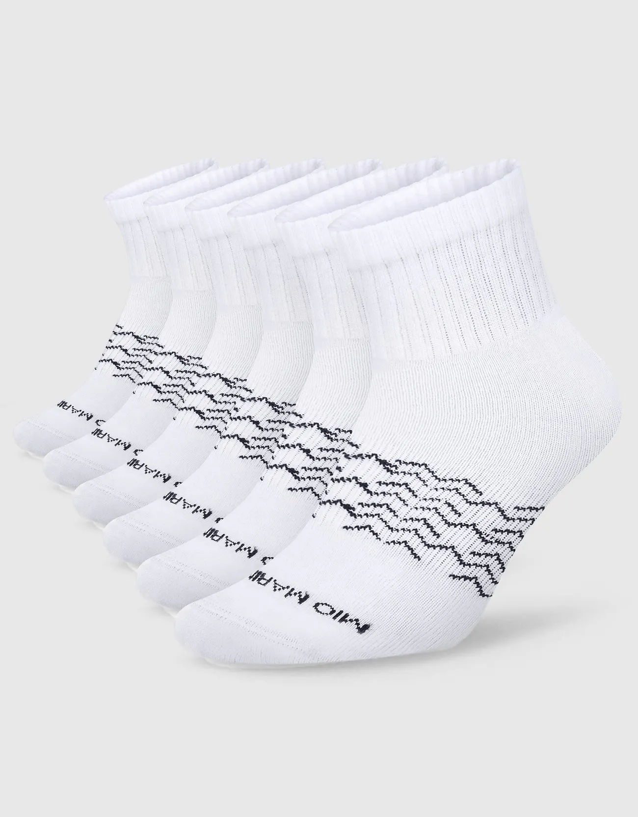 Men's Moisture Control Low Cut Ankle Socks 6 Pack