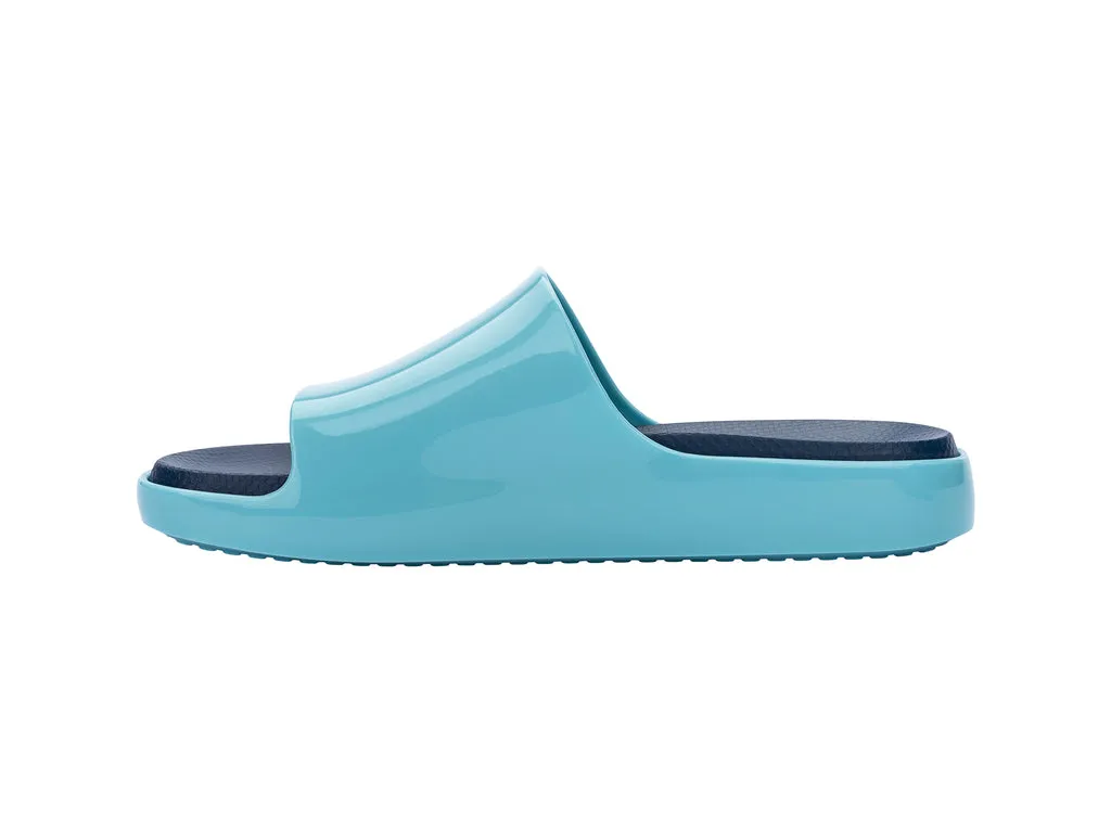 Mini Melissa Cloud Kids Blue Slides Slippers