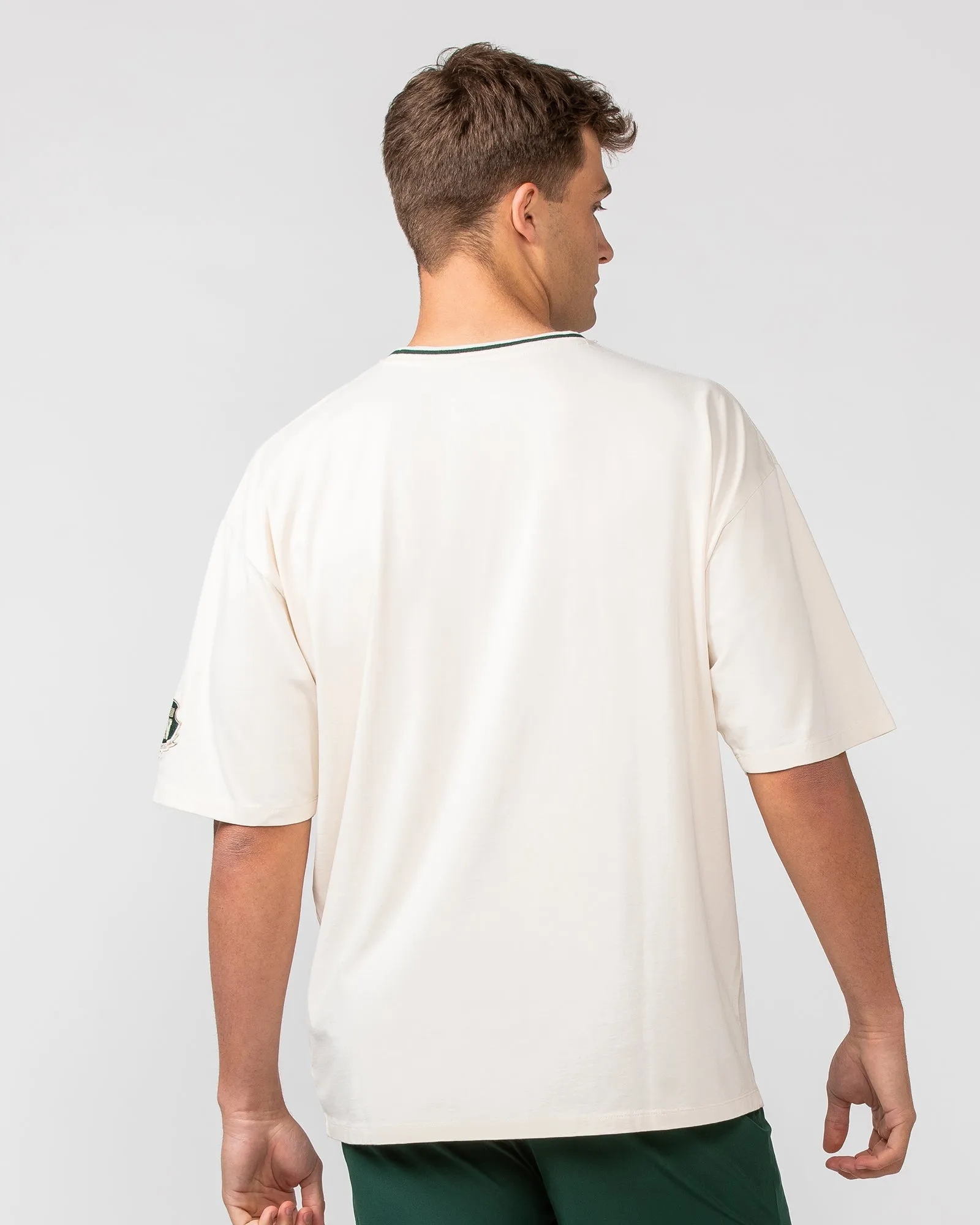 Muscle Nation | Free Play Oversized Tee - Travertine