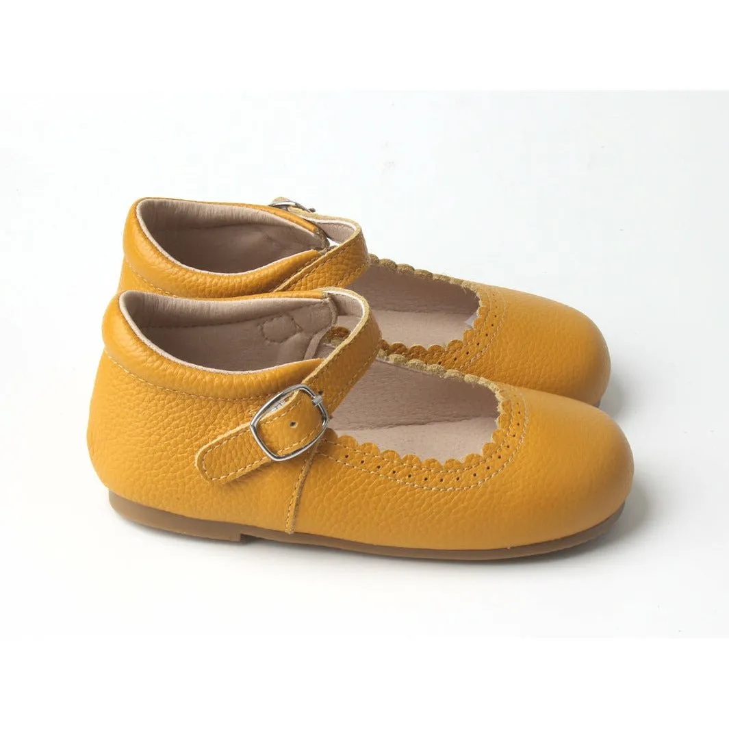 MUSTARD MARY JANE SHOES