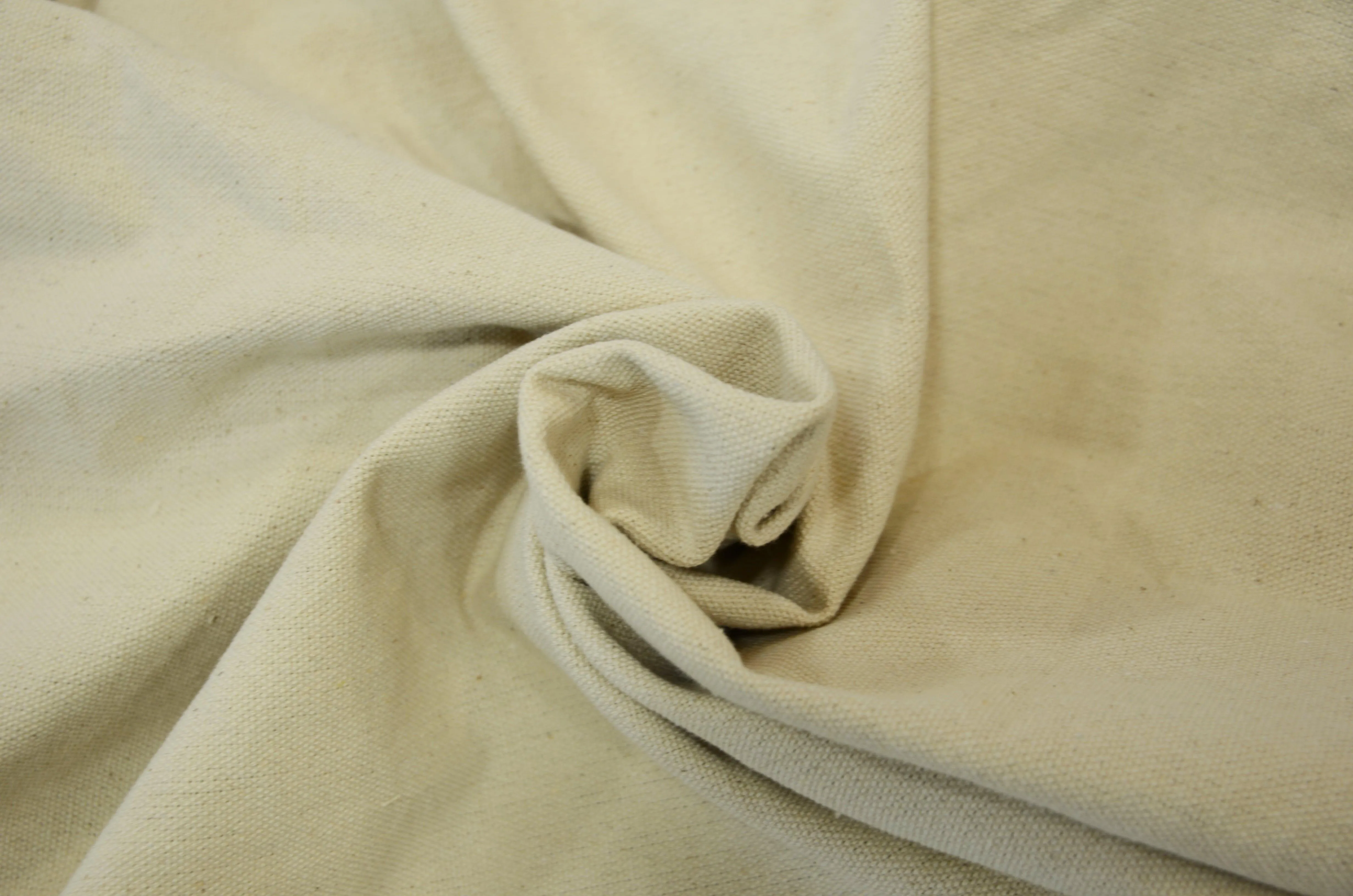 Natural Cotton Canvas Fabric | 100% Cotton | 10 oz Duck Canvas | 60" Wide |